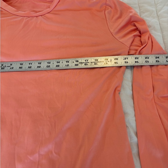 Women's 2XL bright Orange Long Sleeve Top- very soft and breathable - Picture 4 of 8